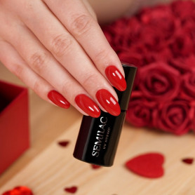 UV Nagellack Semilac 345 Gorgeous Red 2