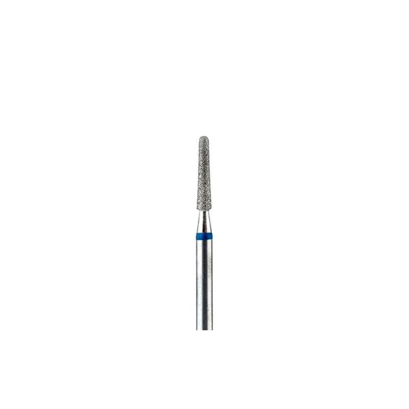 Diamantschleifer 2,7 mm Konus Mittel spitze rund blau Sistema