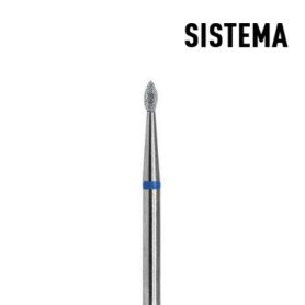 Tröpfchen 1,4 mm bis 2,5 mm blau Fräseraufsatz SISTEMA