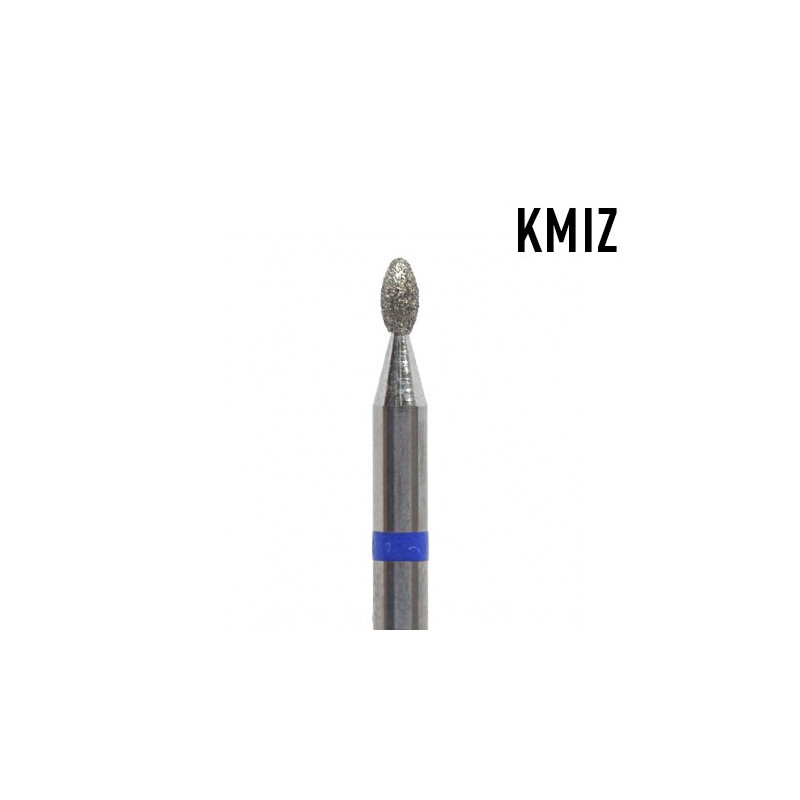Stumpfes Tröpfchen 1,6 mm bis 2,3 mm blau Fräseraufsatz KMIZ