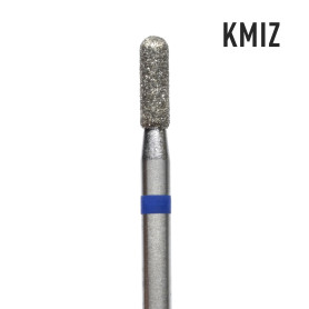 Zylinder 2,3 mm bis 3,5 mm Spitze rund blau Fräseraufsatz...