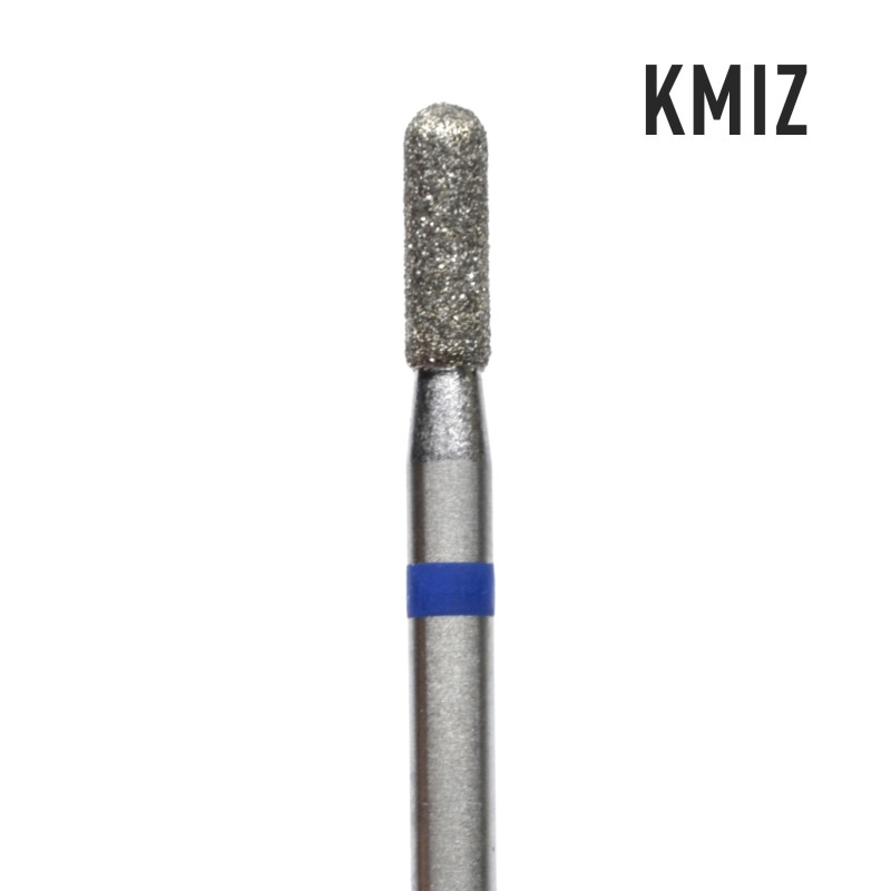 Zylinder 2,3 mm bis 3,5 mm Spitze rund blau Fräseraufsatz KMIZ