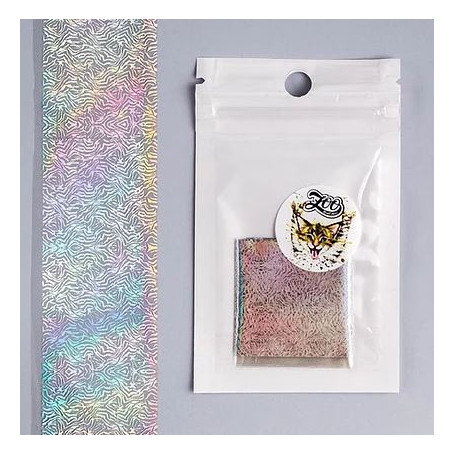 VERSCHWOMMEN - Nailart Folie Holographisch ZooNail