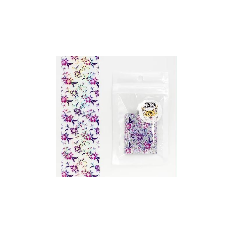 BLUMEN - Nailart Folie Holographisch ZooNail-NAILART FOLIE-Double Beauty Shop