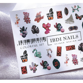 IBDI NAILS COLORFUL 107