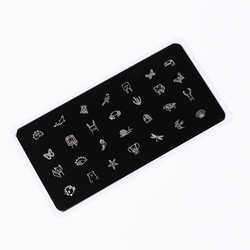 Schablone ECHO FAUNA 1 SPEKTR-ALLE SCHABLONEN-Double Beauty Shop