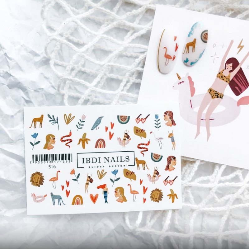 IBDI NAILS 516-SLIDERS/WRAPS-Double Beauty Shop