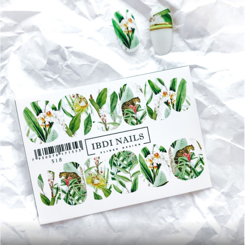 IBDI NAILS 518-SLIDERS/WRAPS-Double Beauty Shop