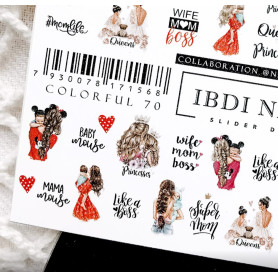 IBDI NAILS COLORFUL 70
