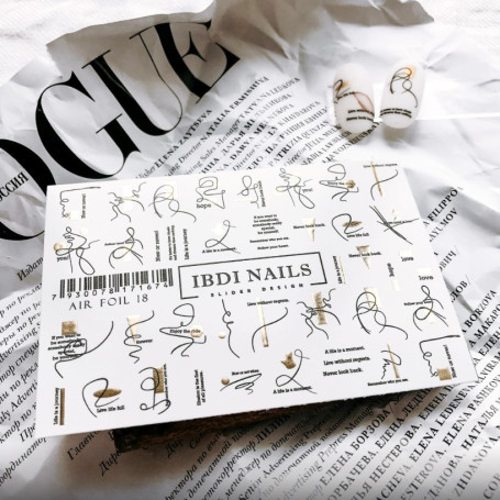 IBDI NAILS AIR FOIL 18