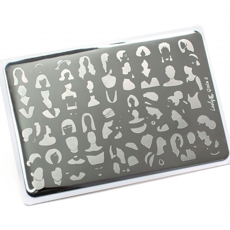 Schablone Girls 2 Lesly-ALLE SCHABLONEN-Double Beauty Shop