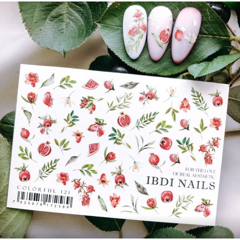 IBDI NAILS COLORFUL 121-ALLE SLIDER-Double Beauty Shop