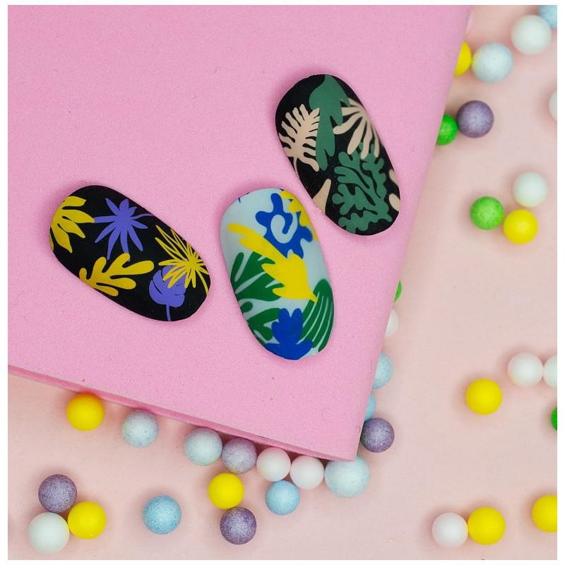 Schablone Art Chaos 2 Lesly-ALLE SCHABLONEN-Double Beauty Shop