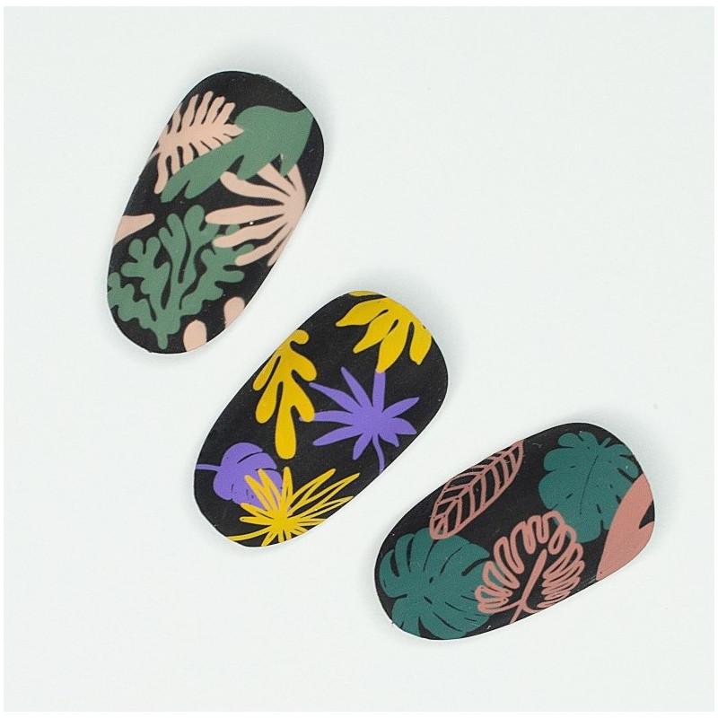 Schablone Art Chaos 2 Lesly-ALLE SCHABLONEN-Double Beauty Shop