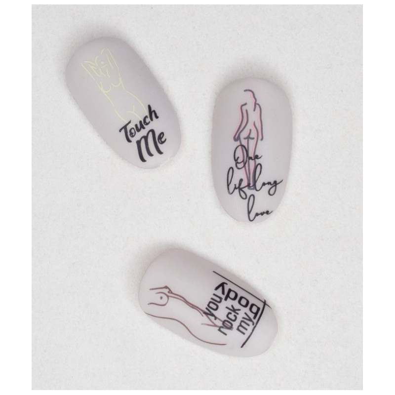 Schablone Naked Lesly-ALLE SCHABLONEN-Double Beauty Shop