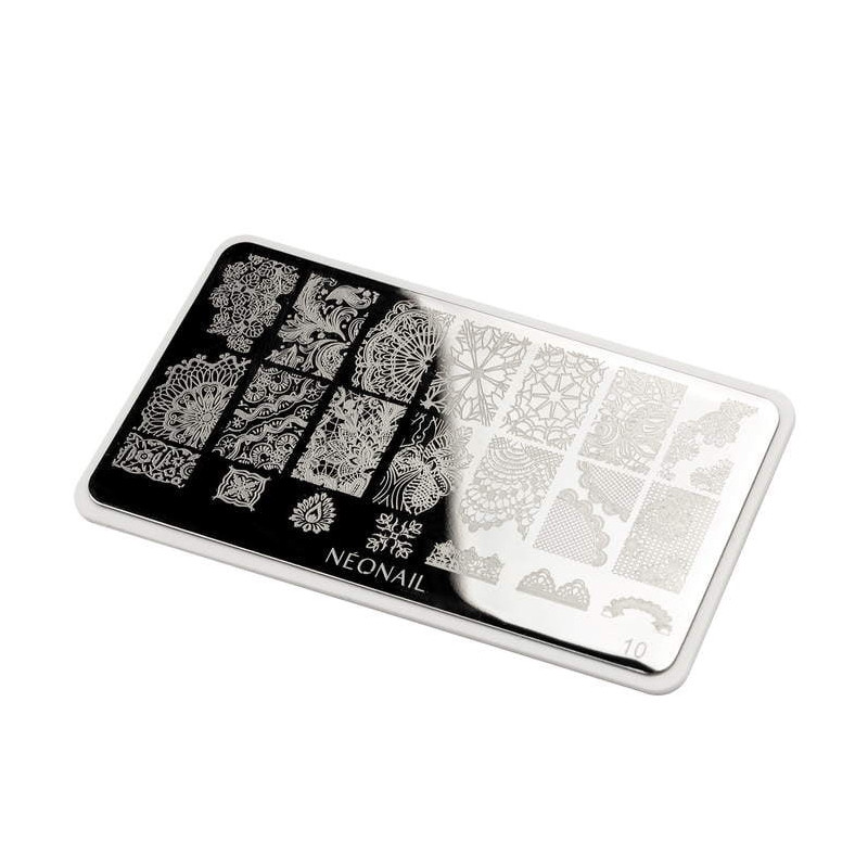 Stamping Schablone 10 Neonail-ALLE SCHABLONEN-Double Beauty Shop