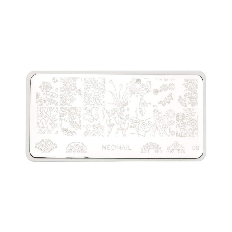 Stamping Schablone 09 Neonail-ALLE SCHABLONEN-Double Beauty Shop