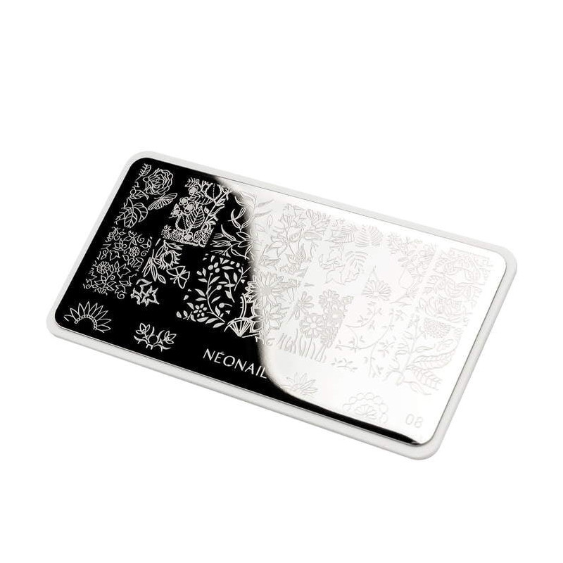 Stamping Schablone 08 Neonail-ALLE SCHABLONEN-Double Beauty Shop