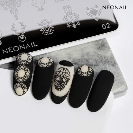 Stamping Schablone 02 Neonail