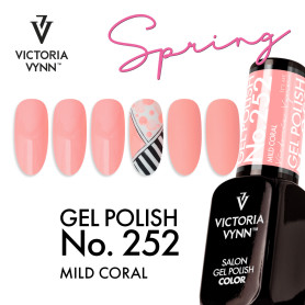 252 Mild Coral Gel polish 8ml VICTORIA VYNN 2
