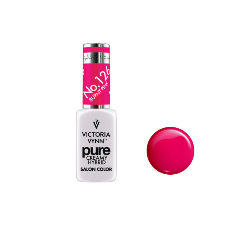 126 Burnt Pink — Gel polish Pure Creamy 8ml VICTORIA VYNN-Online-Shop-Double Beauty Shop