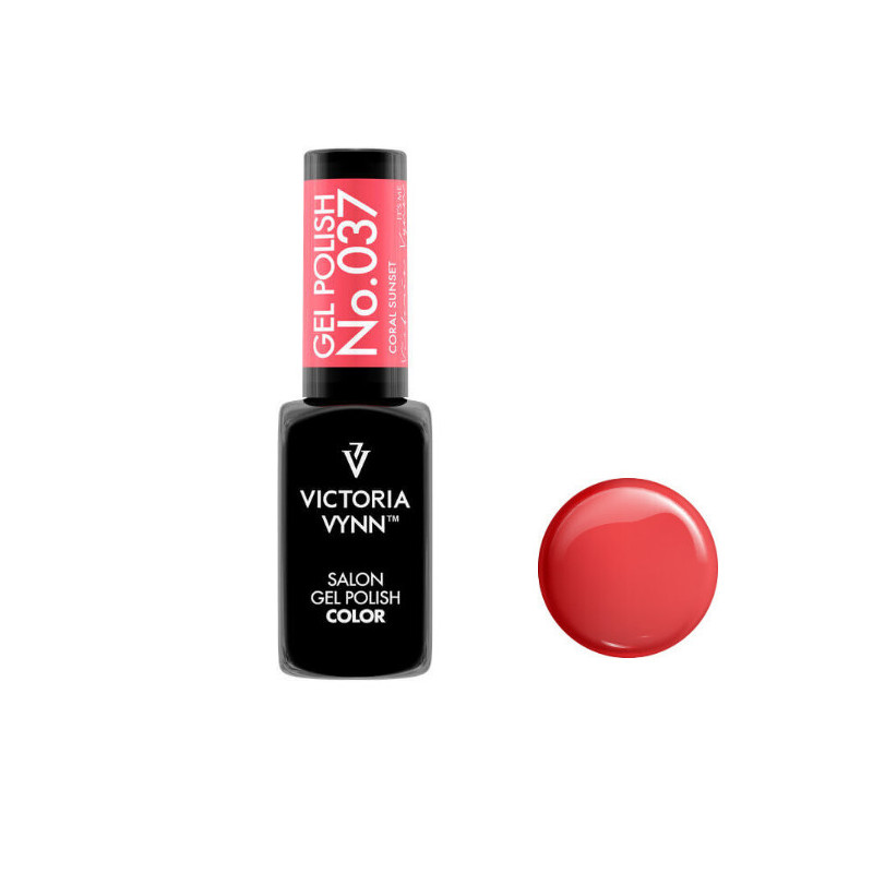 037 Coral Sunset Gel polish 8ml VICTORIA VYNN