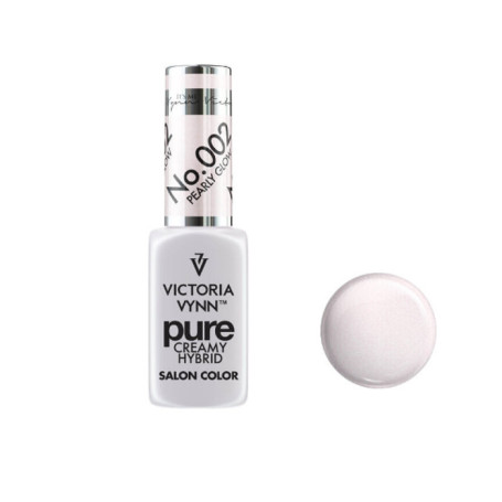 002 Pearly Glow — Gel polish Pure Creamy 8ml VICTORIA VYNN
