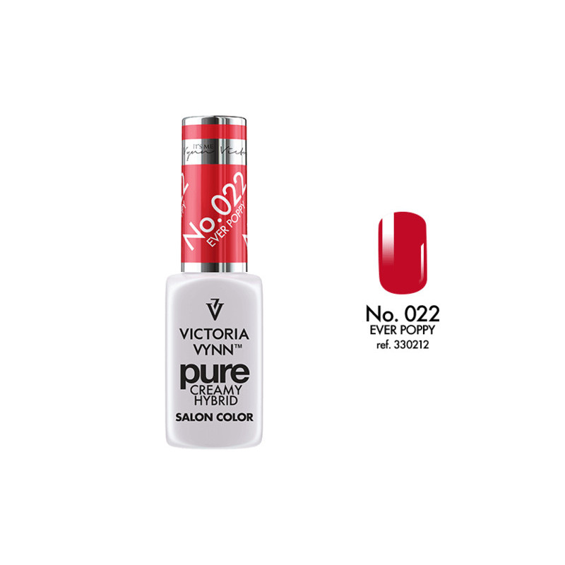 022 Ever Poppy — Gel polish Pure Creamy 8ml VICTORIA VYNN