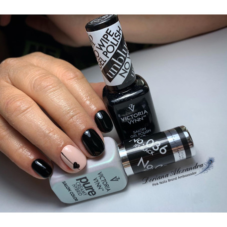 036 Jet Black — Gel polish Pure Creamy 8ml VICTORIA VYNN