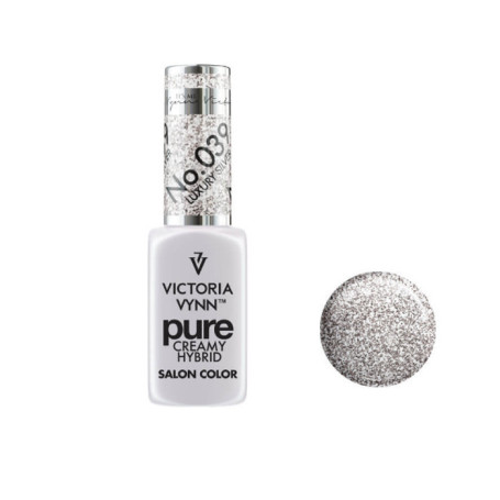 039 Luxury Silver — Gel polish Pure Creamy 8ml VICTORIA VYNN