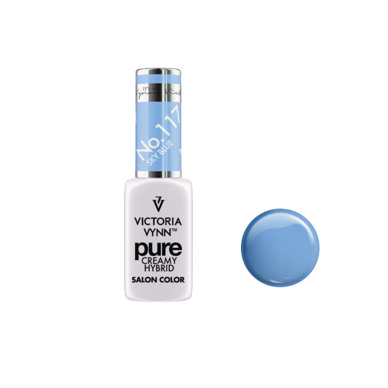 117 Sky Blue — Gel polish Pure Creamy 8ml VICTORIA VYNN-Online-Shop-Double Beauty Shop