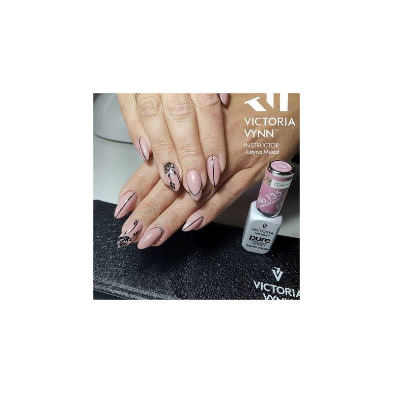 135 Mellow Rose — Gel polish Pure Creamy 8ml VICTORIA VYNN-Online-Shop-Double Beauty Shop