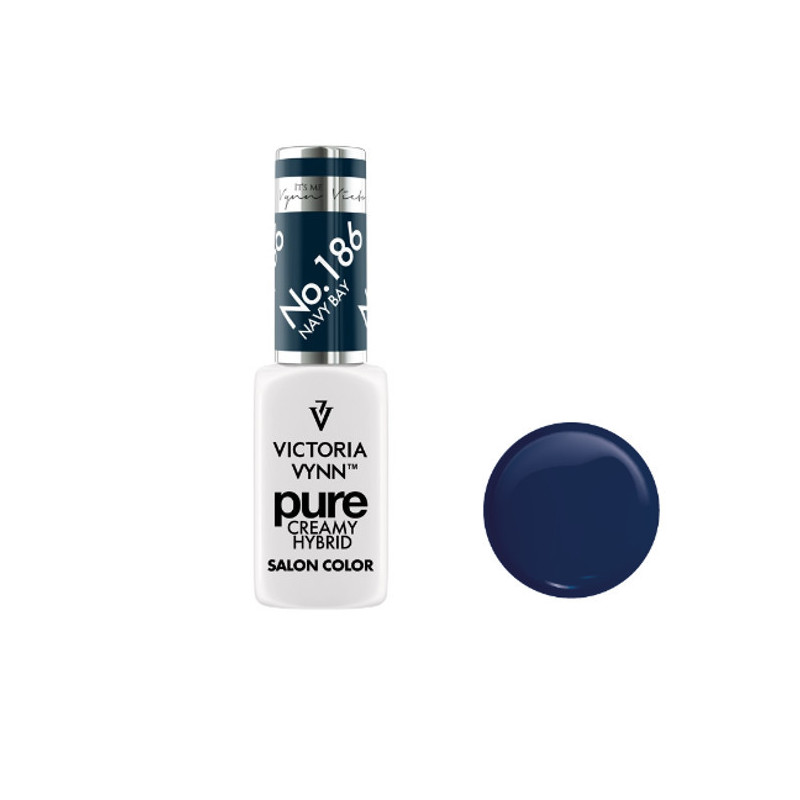 186 Navy Bay — Gel polish Pure Creamy 8ml VICTORIA VYNN