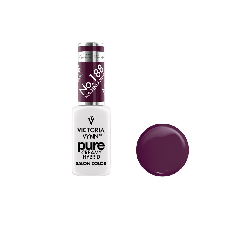 188 Magenta Plum — Gel polish Pure Creamy 8ml VICTORIA VYNN