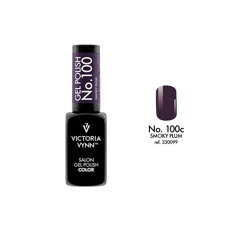 100 Smoky Plum Gel polish 8ml VICTORIA VYNN