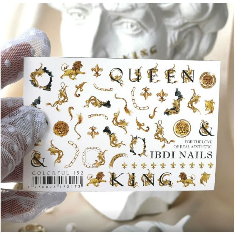 IBDI NAILS COLORFUL 152-ALLE SLIDER-Double Beauty Shop