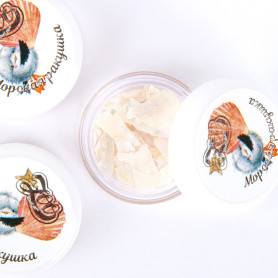 White - Muschelsplitter — Perlmutt Nailart ZooNail