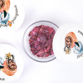 ROT - Muschelsplitter  — Perlmutt Nailart ZooNail