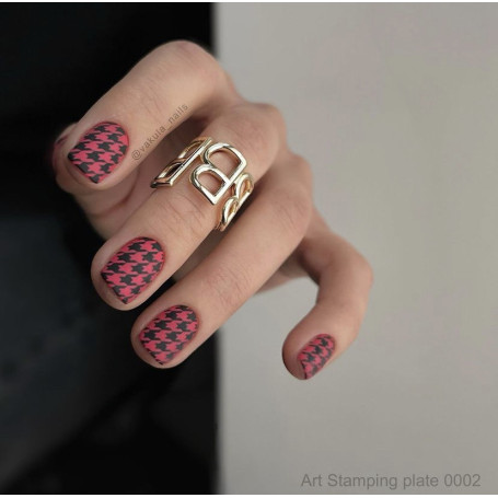 0002 by Vakula Matte stamping schablone + design blatt ART STAMPING