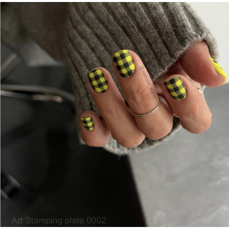 0002 by Vakula Matte stamping schablone + design blatt ART STAMPING