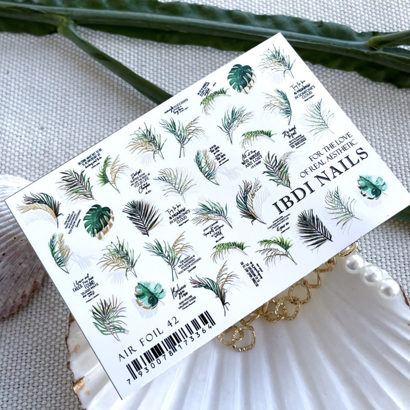 IBDI NAILS AIR FOIL 42-ALLE SLIDER-Double Beauty Shop