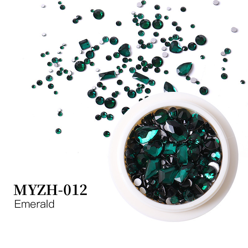 012 Strasssteine Shiny Stone 3D MIX NailArt-ANDERE FORMEN-Double Beauty Shop