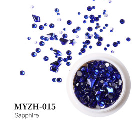 015 Shiny Stone 3D MIX NailArt 2