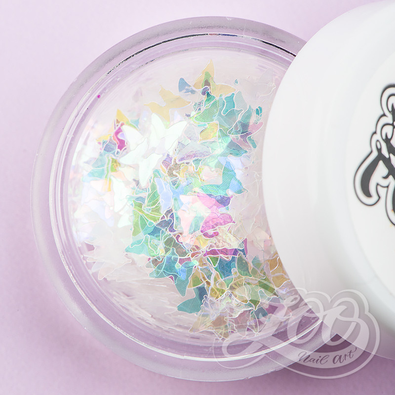 SCHMETTERLINGE - Pailletten ZooNail-Pailletten Mix-Double Beauty Shop