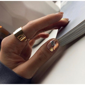 SILVER -  PIGMENT FLAKES (0,5g) ZooNail