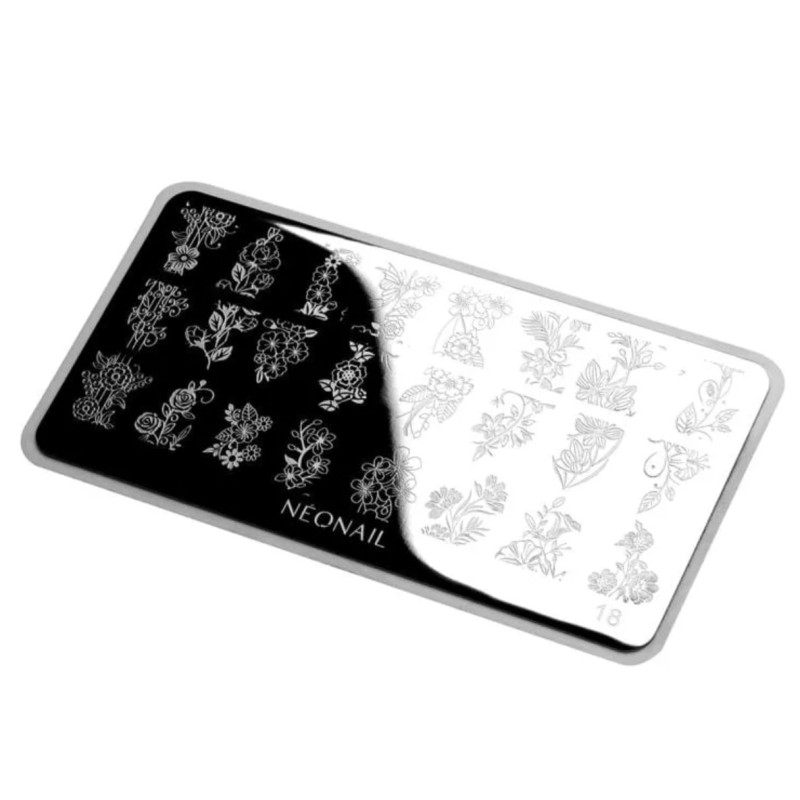 Stamping Schablone 18 Neonail-ALLE SCHABLONEN-Double Beauty Shop