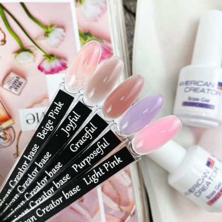 Light Pink - Construction Gel 15ml AMERICAN CREATOR