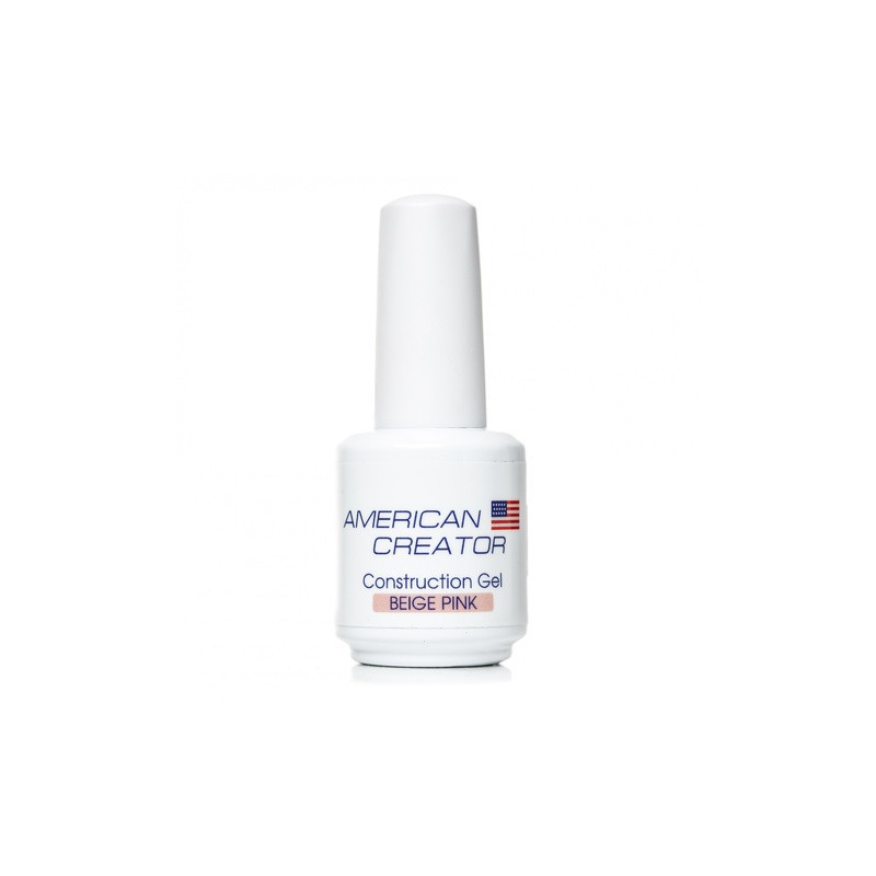 Beige Pink - Construction Gel 15ml AMERICAN CREATOR-GEL IN THE BOTTLE-Double Beauty Shop