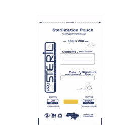 Sterilisationsbeutel ab 10 Stück (Kraftpaket) 100x200 mm...