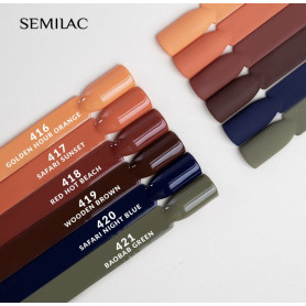 417 SAFARI SUNSET - UV Nagellack 7ml Semilac 2